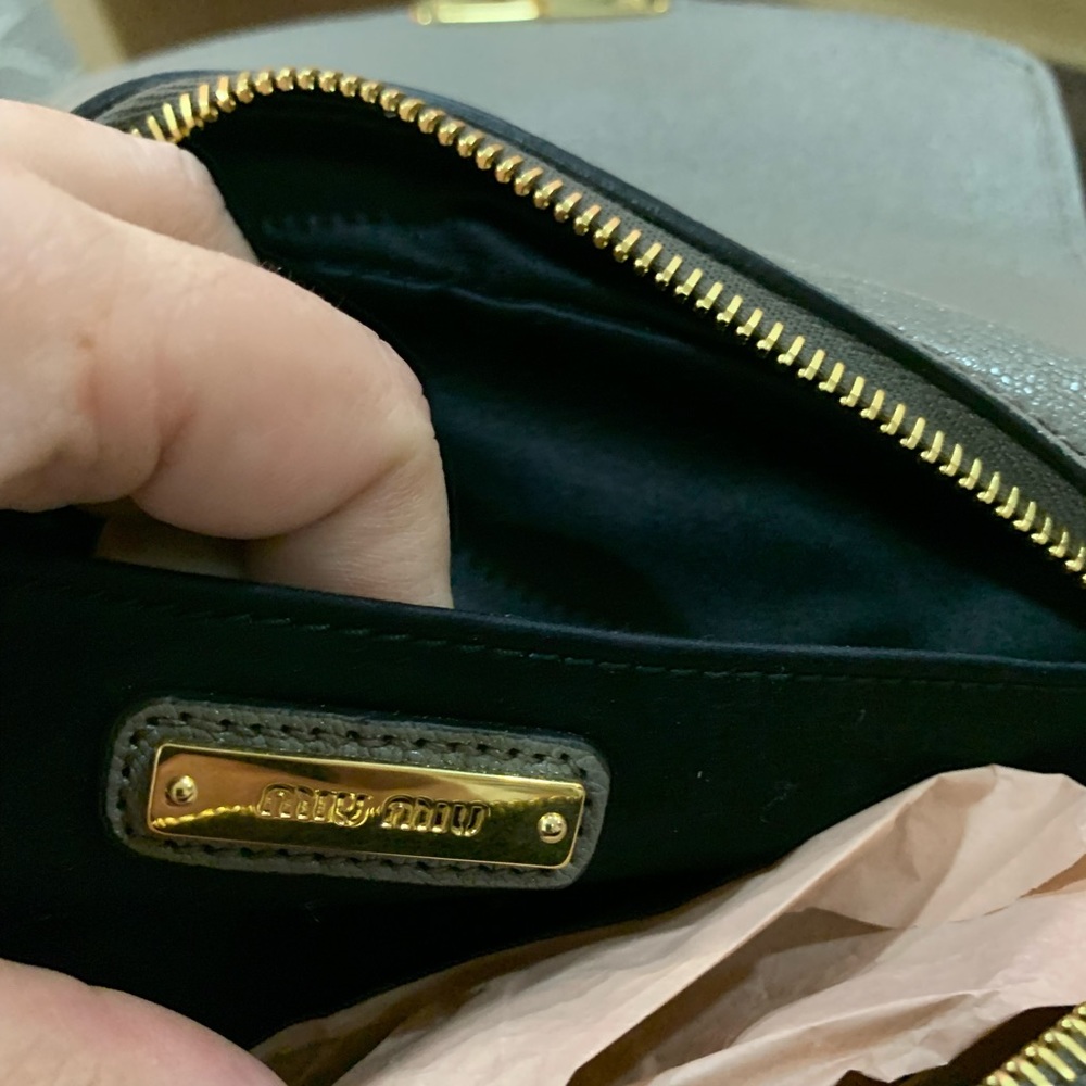 New Authentic Miu Miu Leather Bag - image 6